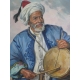 Painting "Moroccan musician"