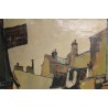 Tableau \"Montmartre\" signé R. VUILLEM