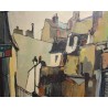 Tableau \"Montmartre\" signé R. VUILLEM