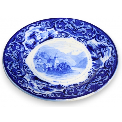 Assiette en faïence de Nyon \"Viège\"