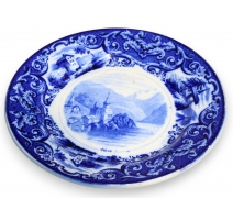 Assiette en faïence de Nyon "Viège"