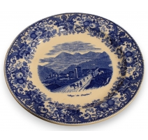 Assiette en faïence de Nyon "Simplon"