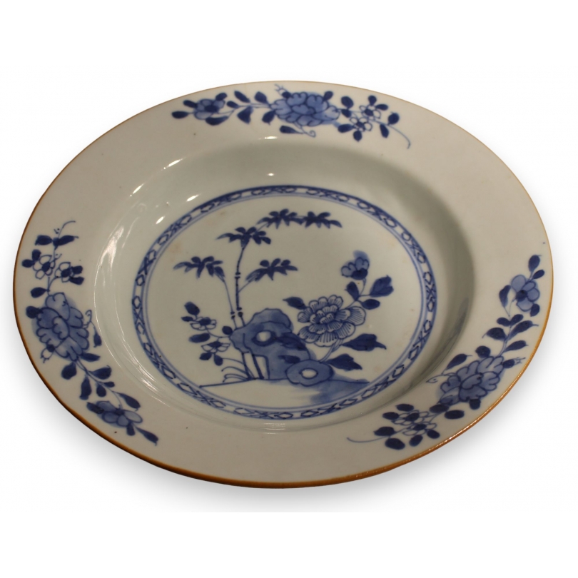 Assiette creuse en porcelaine chinoise