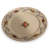 Assiette en porcelaine de Ludwigsburg décor roses
