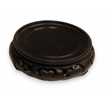 Socle chinois en bois noir