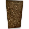 Plateau rectangulaire en marbre Fossile Etrusco