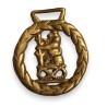 Ornement de selle en laiton \"Lion\"