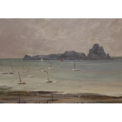 Tableau \"Parc aux huitres Cancale\" par KUNKLER