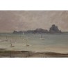 Tableau \"Parc aux huitres Cancale\" par KUNKLER