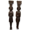 Paire de pilastres Renaissance sculptés