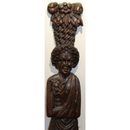 Paire de pilastres Renaissance sculptés