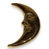 "Moon" wall decoration in polished brass