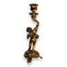 "Angel" candle holder in polished brass