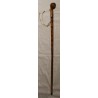 Walking stick with a carved head