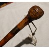 Walking stick with a carved head