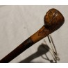 Walking stick with a carved head