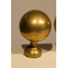 Pair of brass stair knobs