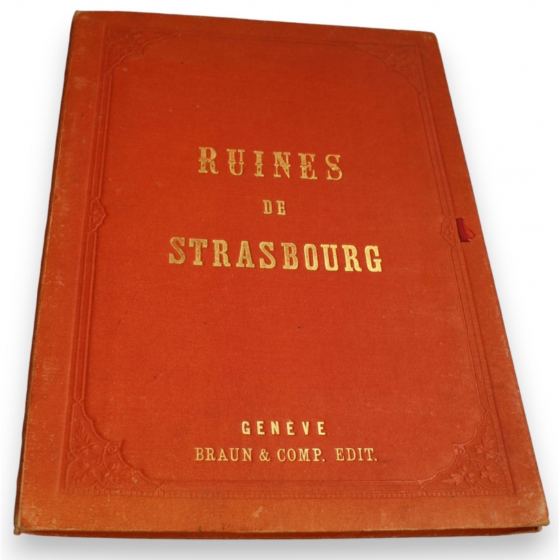 Livre "Ruines de Strasbourg" par BROUTTA