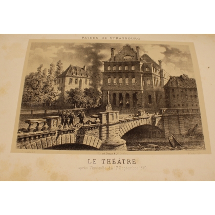 Livre "Ruines de Strasbourg" par BROUTTA