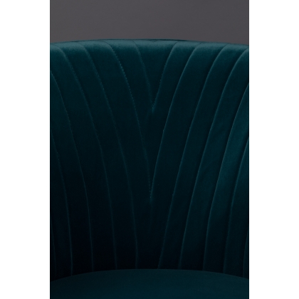 Bergère Dolly en velours bleu
