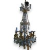 Lustre Louis XVI à 8 lumières.