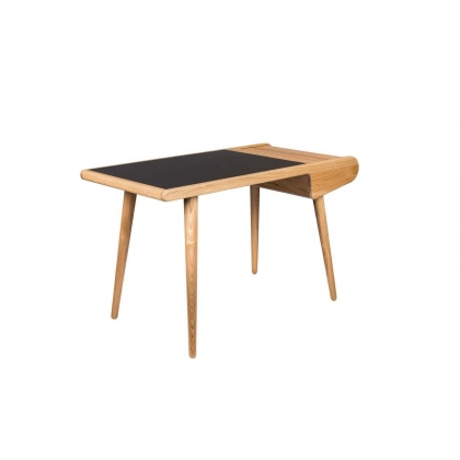 Petit bureau plat Barbier en frêne