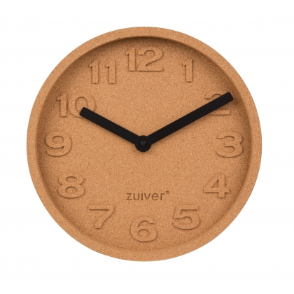 Cork Time wall clock made of cork