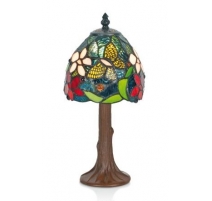 Lampe style Tiffany, décor papillon