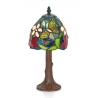 Lampe style Tiffany, décor papillon