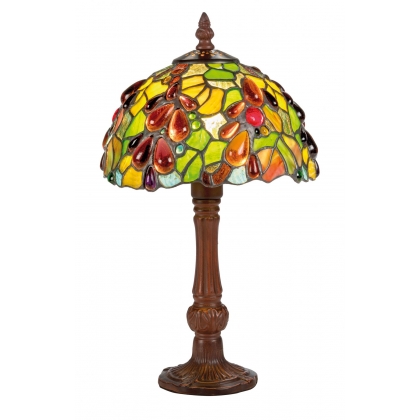 Lampe style Tiffany, décor gouttes