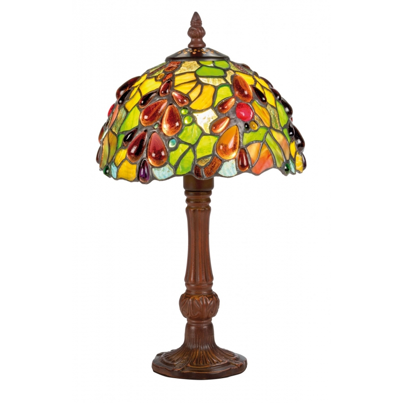 Tiffany-style lamp, drop motif