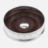 Sous-bouteille concave en argent 925