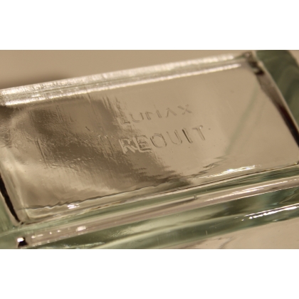 Lot de 12 briques en verre de St-Gobin