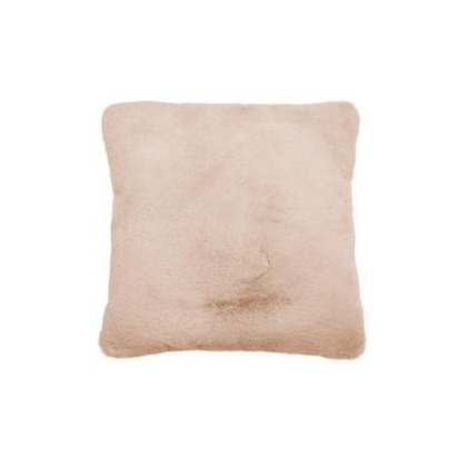 Coussin en fausse fourrure - Beige