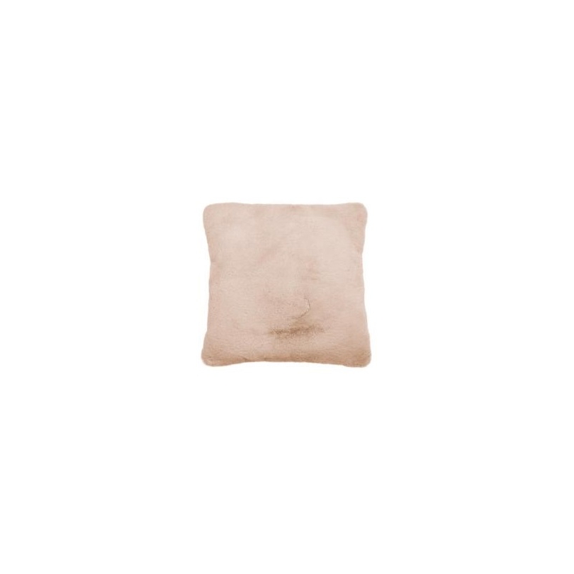 Faux fur cushion - Beige