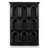 Shelf with arched openings