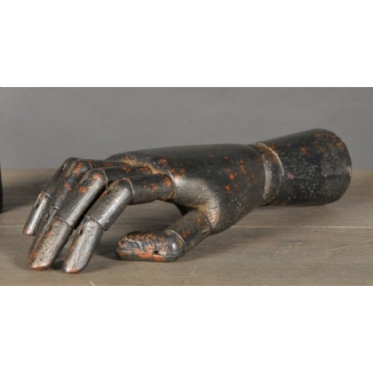 Modèle d\'artistes Main en bois noirci