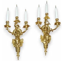 Pair of Régence sconces