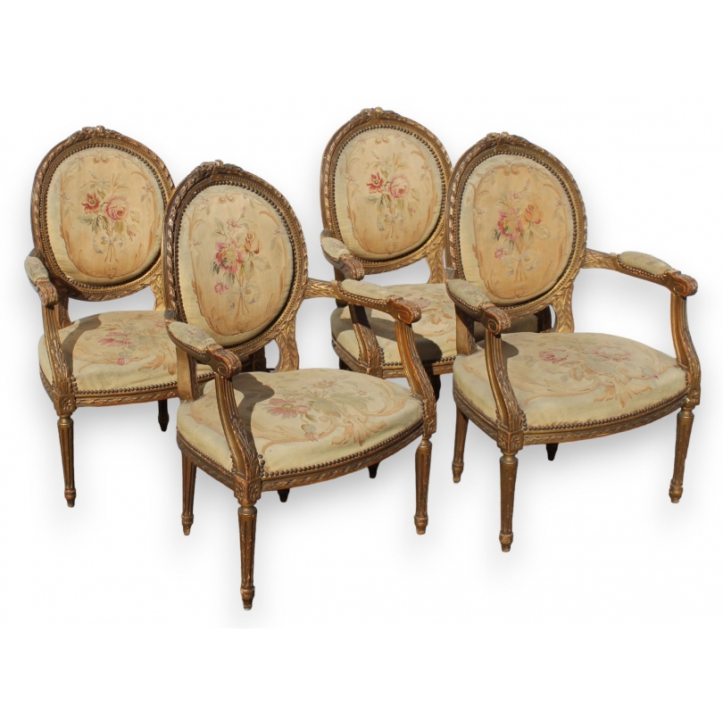 Napoleon III and Louis XVI-style parlour. On  Moinat SA  - Antiques and interior design