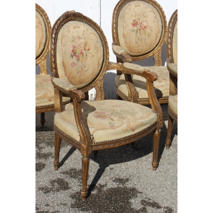 Napoleon III and Louis XVI-style parlour. On  Moinat SA  - Antiques and interior design