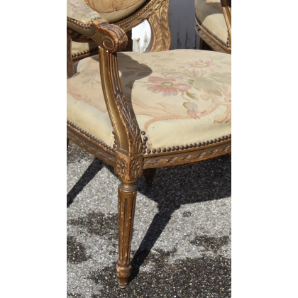 Napoleon III and Louis XVI-style parlour. On  Moinat SA  - Antiques and interior design