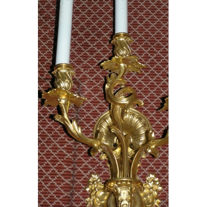 Pair of Regency wall lights by Moinat SA – Antiques and home décor