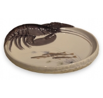 Coupe "Au homard" en porcelaine de Copenhague