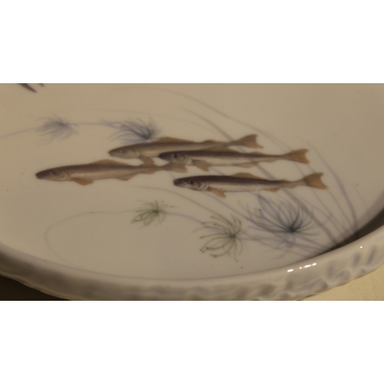 Coupe \"Au homard\" en porcelaine de Copenhague