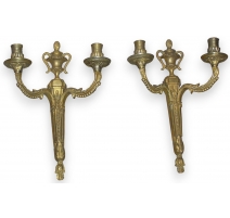 Pair of Louis XVI sconces with