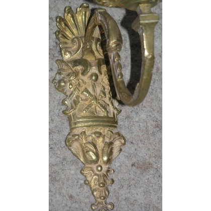 Pair of Louis XIV wall lights. By Moinat SA – Antiques and home décor