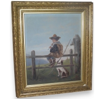 Painting "Child shepherd