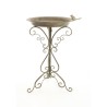 Sheet metal bird bath