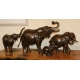 Bronze "Troupeau d'éléphants"