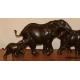 Bronze "Troupeau d'éléphants"